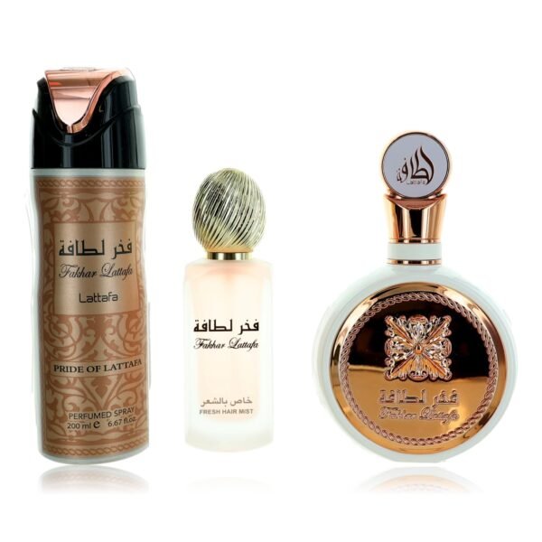 bxlatt33s1.jpg Fakhar by Lattafa, 3 Piece Gift Set for Women