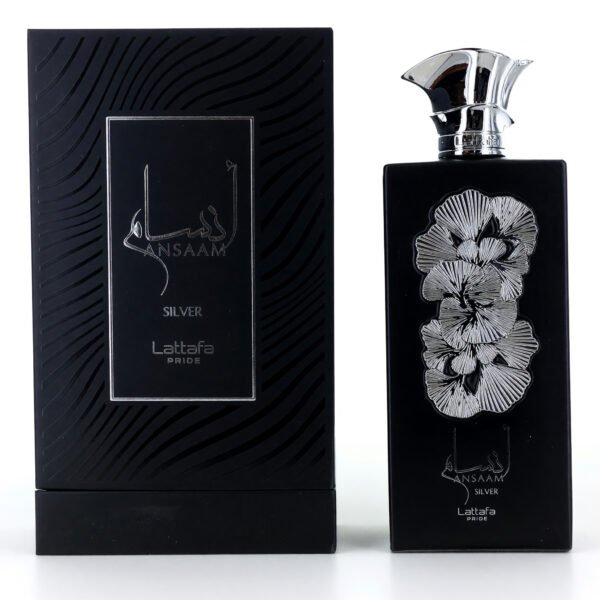 Ansaam Silver by Lattafa, 3.4 oz EDP Spray for Unisex