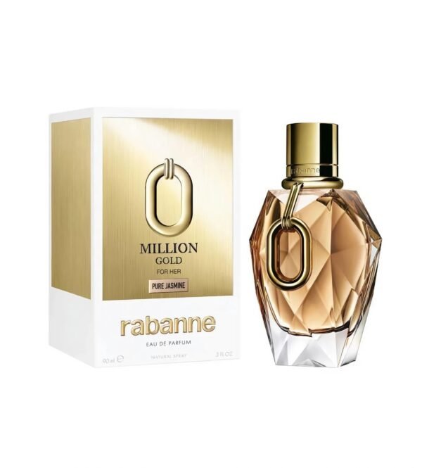 Million Gold for Her Pure Jasmine by Paco Rabanne, 3 oz Eau De Parfum Spray for Women
