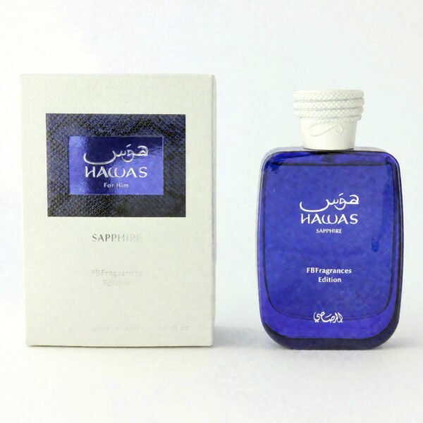 bxrasa10s.jpg Hawas Sapphire by Rasasi, 3.4 oz EDP Spray for Unisex