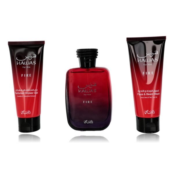bxrasa3.jpg Hawas Fire by Rasasi, 3 Piece Gift Set for Unisex