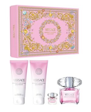 bxvers43s.jpg Bright Crystal by Versace, 4 Piece Gift Set for Women