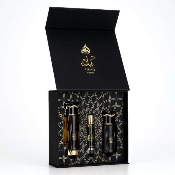 bxlatt31s1.jpg Teriaq Intense by Lattafa, 3-Piece Gift Set for Unisex