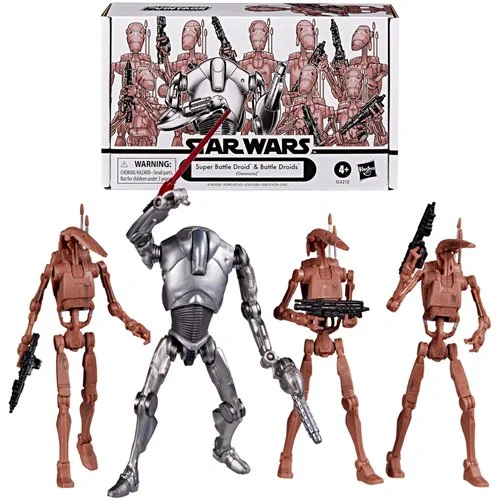 Hasbro Star Wars TVC Battle Droids (Geonosis) Action Figure 4-Pack - Pre-Order November 2026